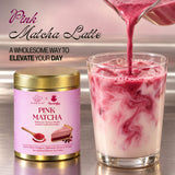 BrewTales Pink Matcha – Organic Hibiscus Flower Powder