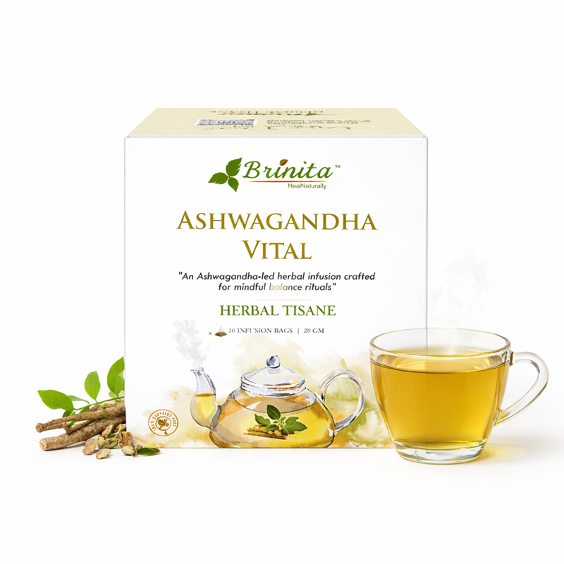 Brinita Ashwagandha Vital Tea Box