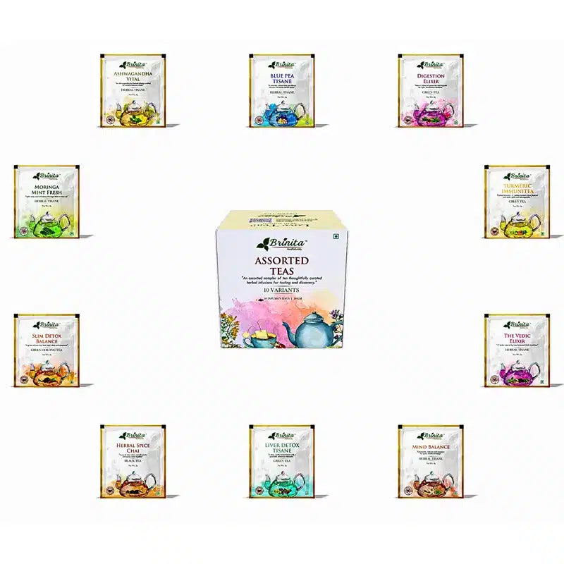 Brinita Assorted Wellness Tea Collection
