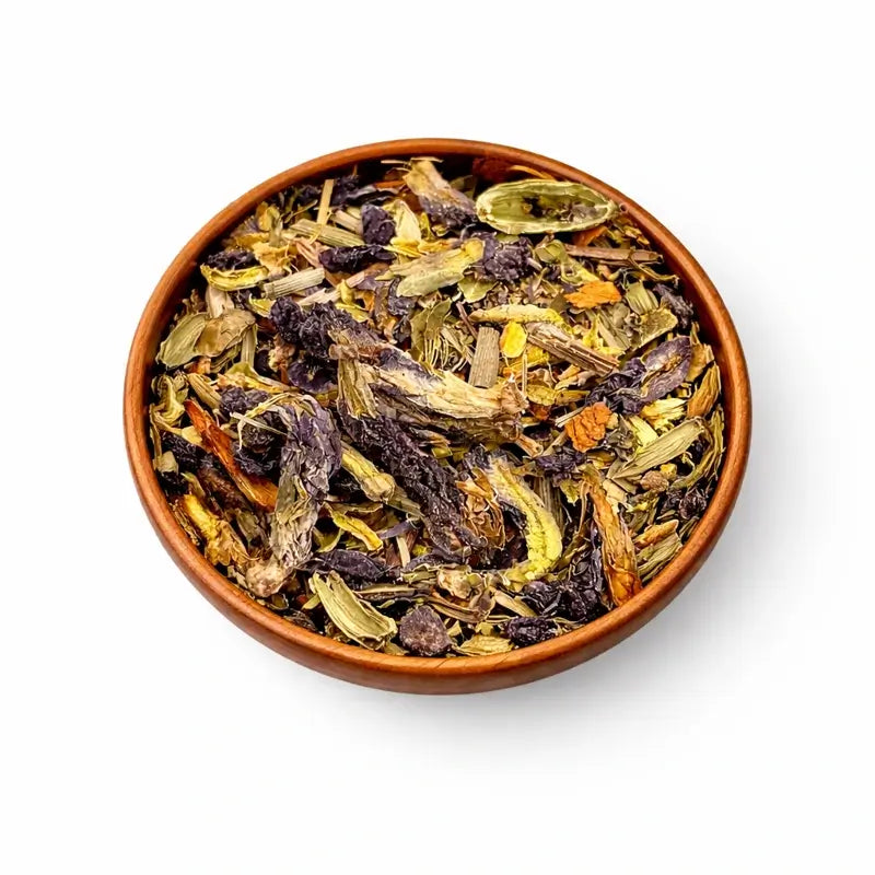 Brinita Blue Pea Tisane with Lemon Peel, Ginger and Cinnamon