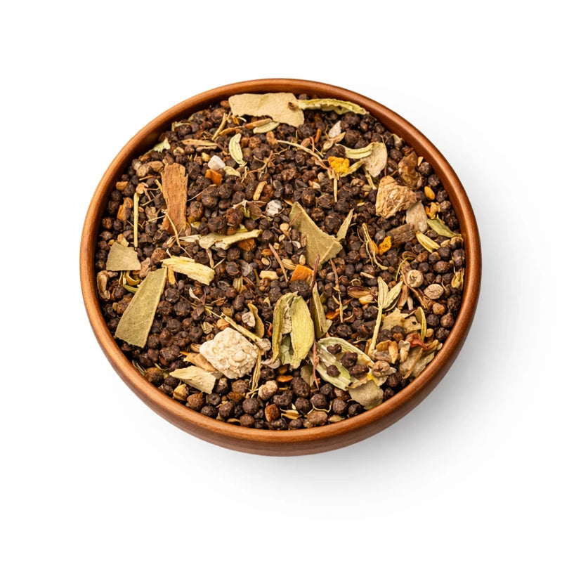 Brinita Herbal Spice Chai with Black Leaf Tea, CTC, Cardamom, Ginger, Cinnamon and Star Anise