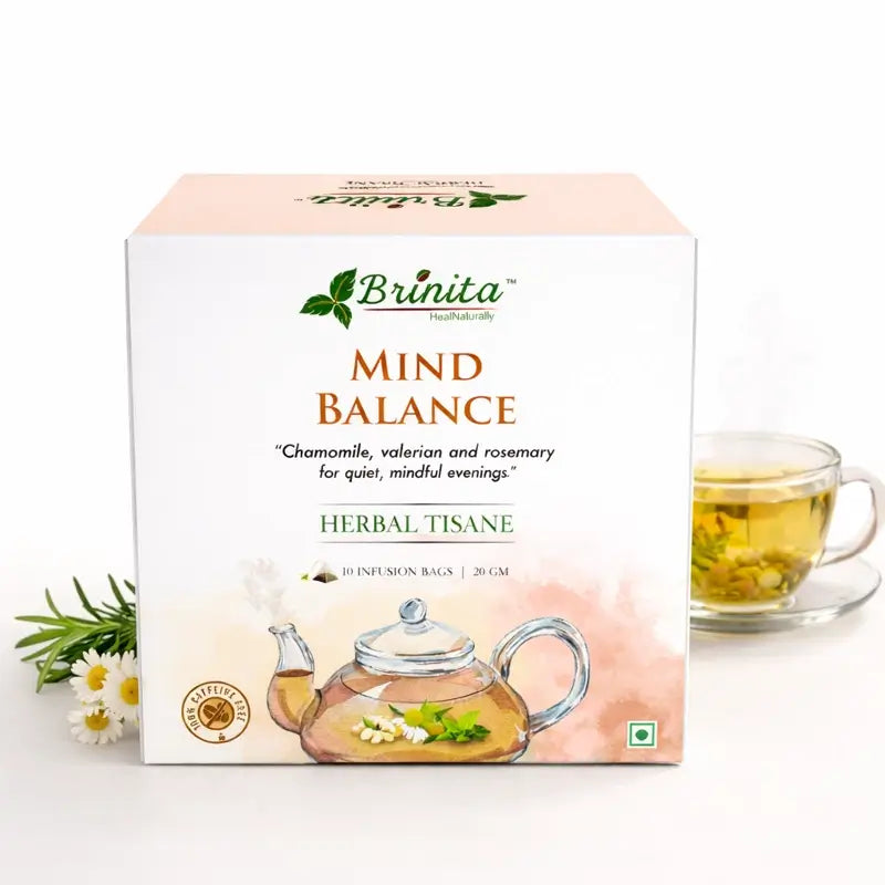 Brinita Mind Balance Herbal Tisane Tea Box