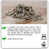 CALMING Sage Blend Organic Black Tea - A Relaxing Tea for Wellness & Calm