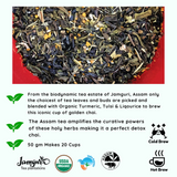 Cancer Turmeric Tulsi Liquorice Organic Assam Black Tea - Comforting Herbal Tea for Nurturers