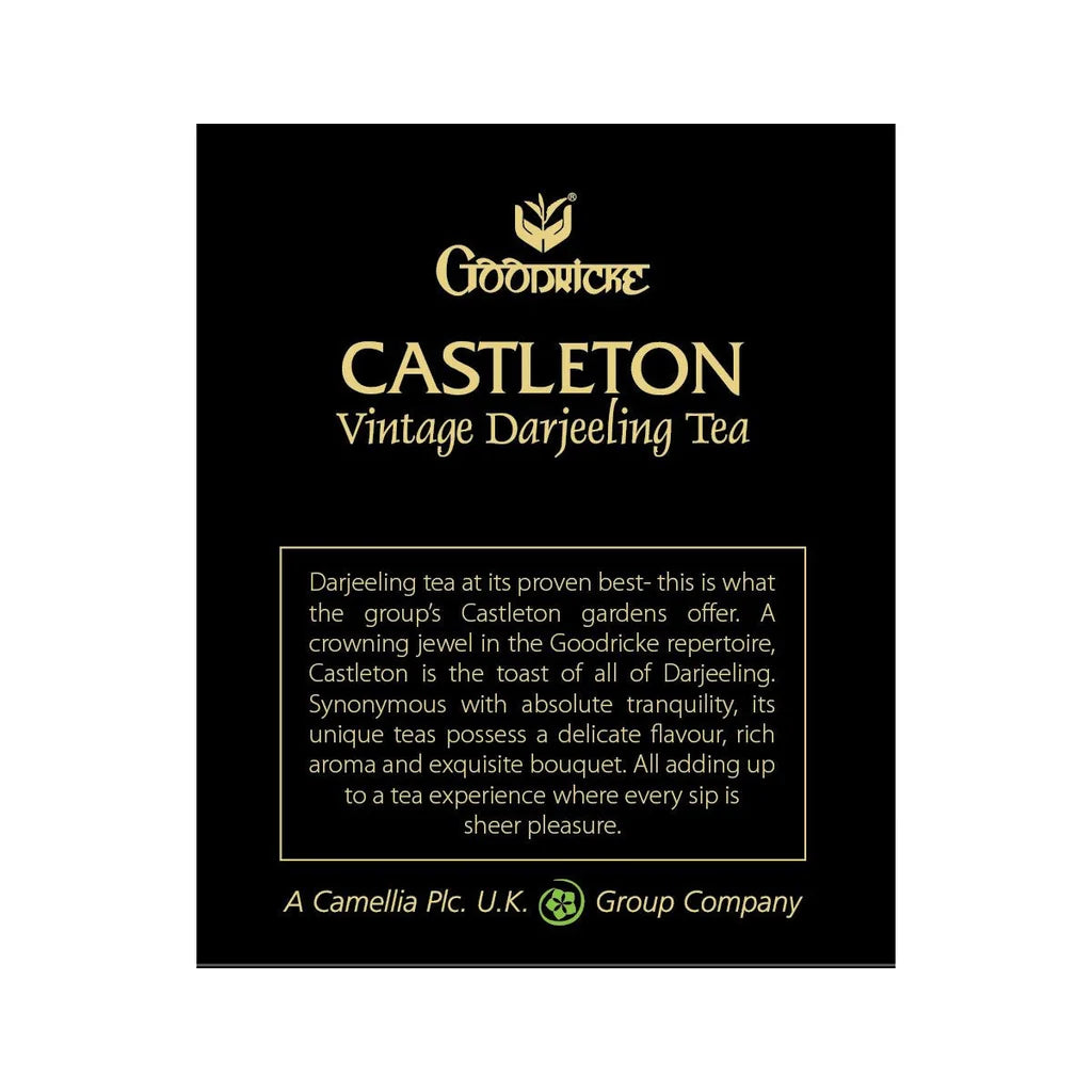 Goodricke Castleton Vintage Darjeeling Black Tea Packaging