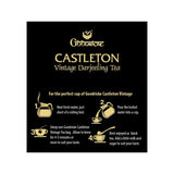 Goodricke Castleton Vintage Darjeeling Tea Packaging with Brewing Instructions