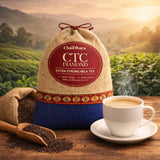 Chaidhara CTC Diamond Assam Tea in Premium Jute Gift Bag – Strong Kadak Milk Chai