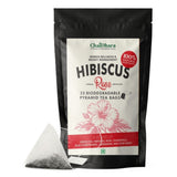 Chaidhara Hibiscus Rose Green Tea For Detox, Weight Loss & Wellness Blend - Biodegradable Pyramid Tea Bags