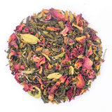 Chaidhara Premium Kashmiri Kahwa Green Tea with Saffron - Wellness & Detox Blend - Biodegradable Pyramid Tea Bags