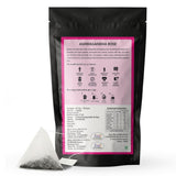 Chaidhara Rose Ashwagandha Immunity Boost Green Tea - Biodegradable Pyramid Tea Bags
