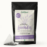 Chaidhara Lavender High Mountain White Tea with Tulsi and Lemon Grass - Biodegradable Pyramid Tea Bags