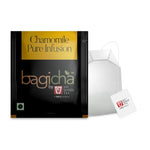 Chamomile Pure Infusion Tea by Bagicha with Enveloped Teabag