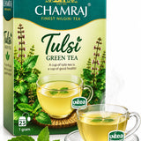Chamraj Tulsi Green Tea – The Finest Nilgiri Collection | An Exquisite Taste of Nature (Pack of 3)