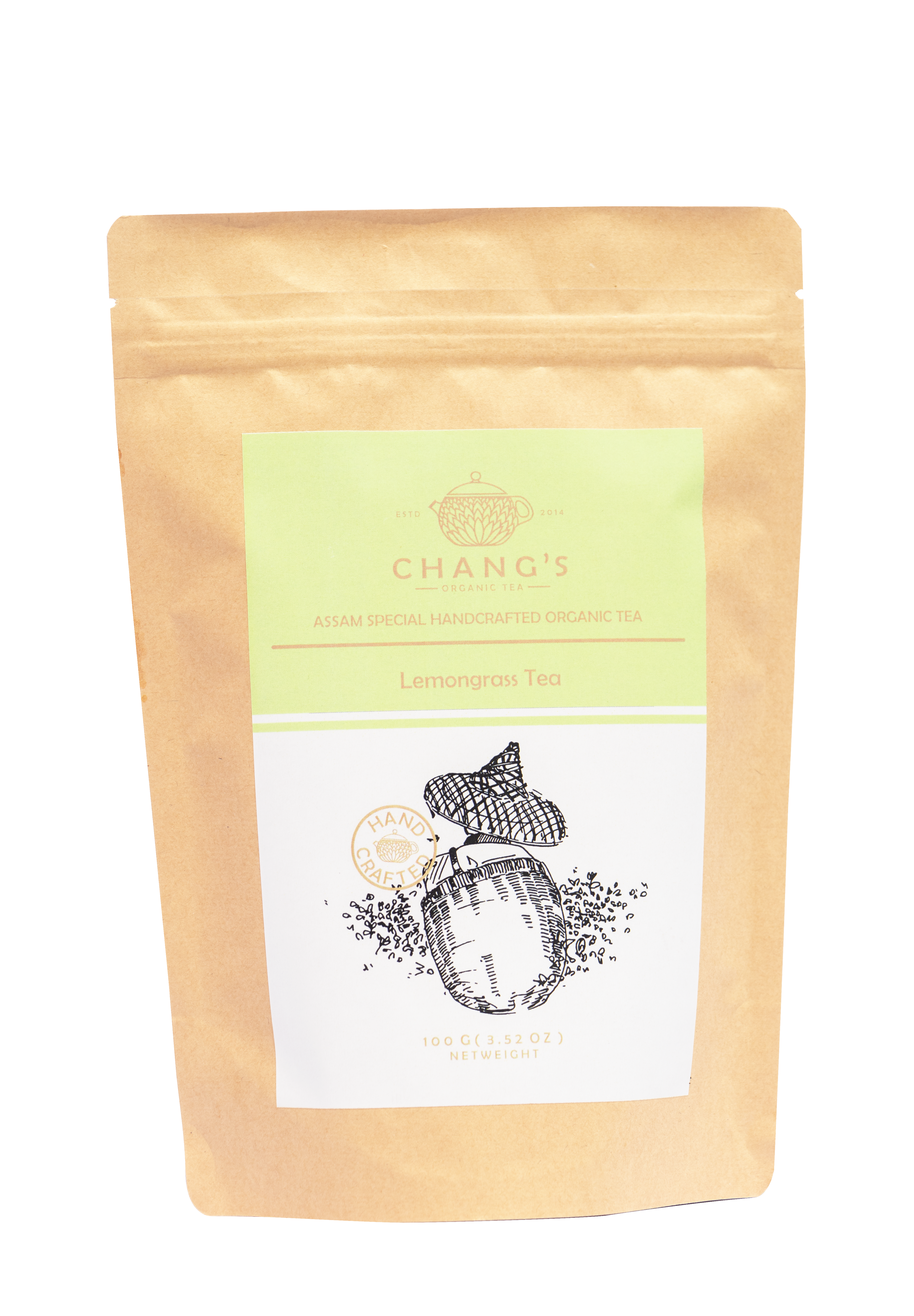 Chang's Organic Lemongrass Herbal Tea Pack