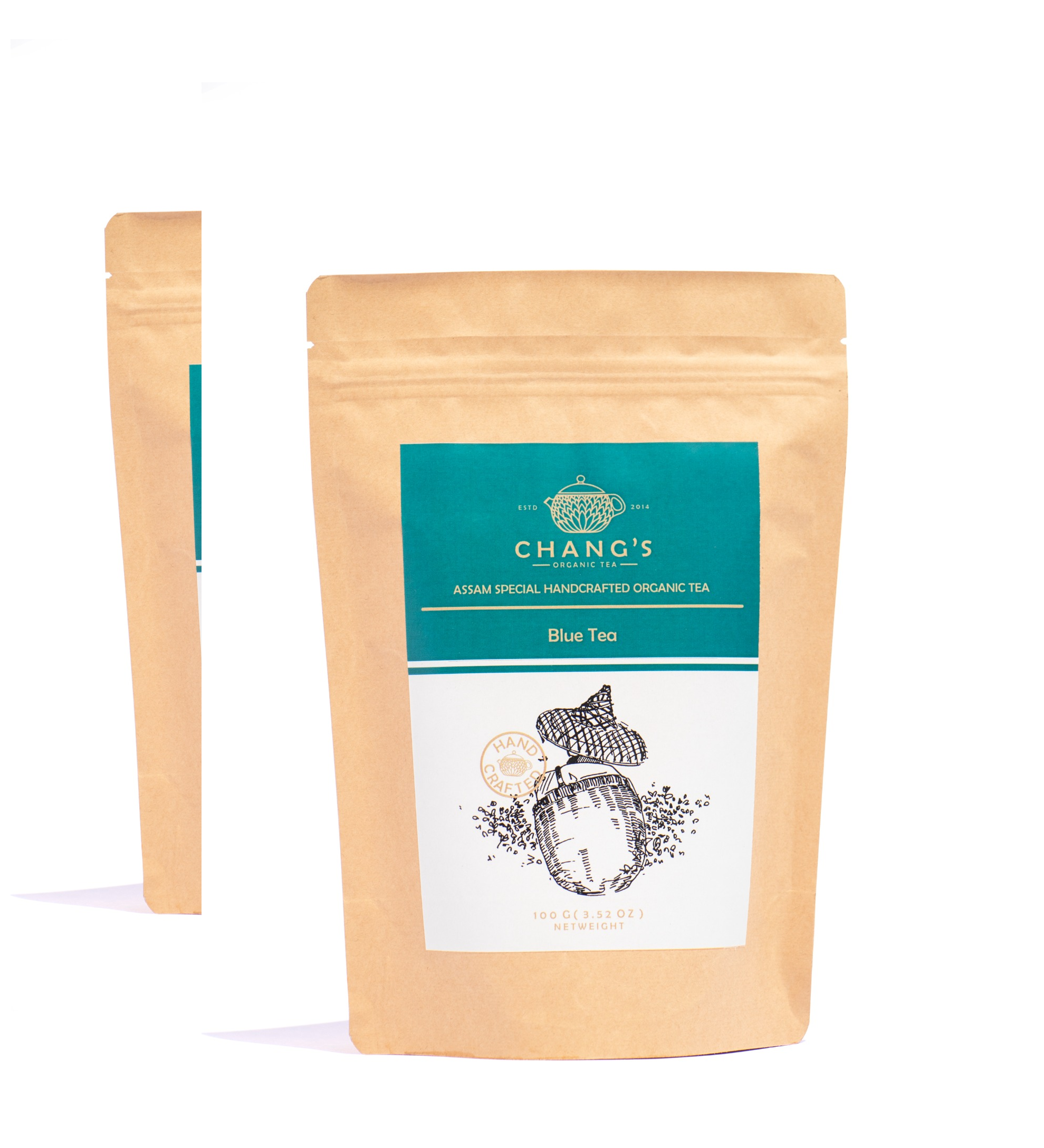 Chang's Organic Tea Blue Tea Pack of 2