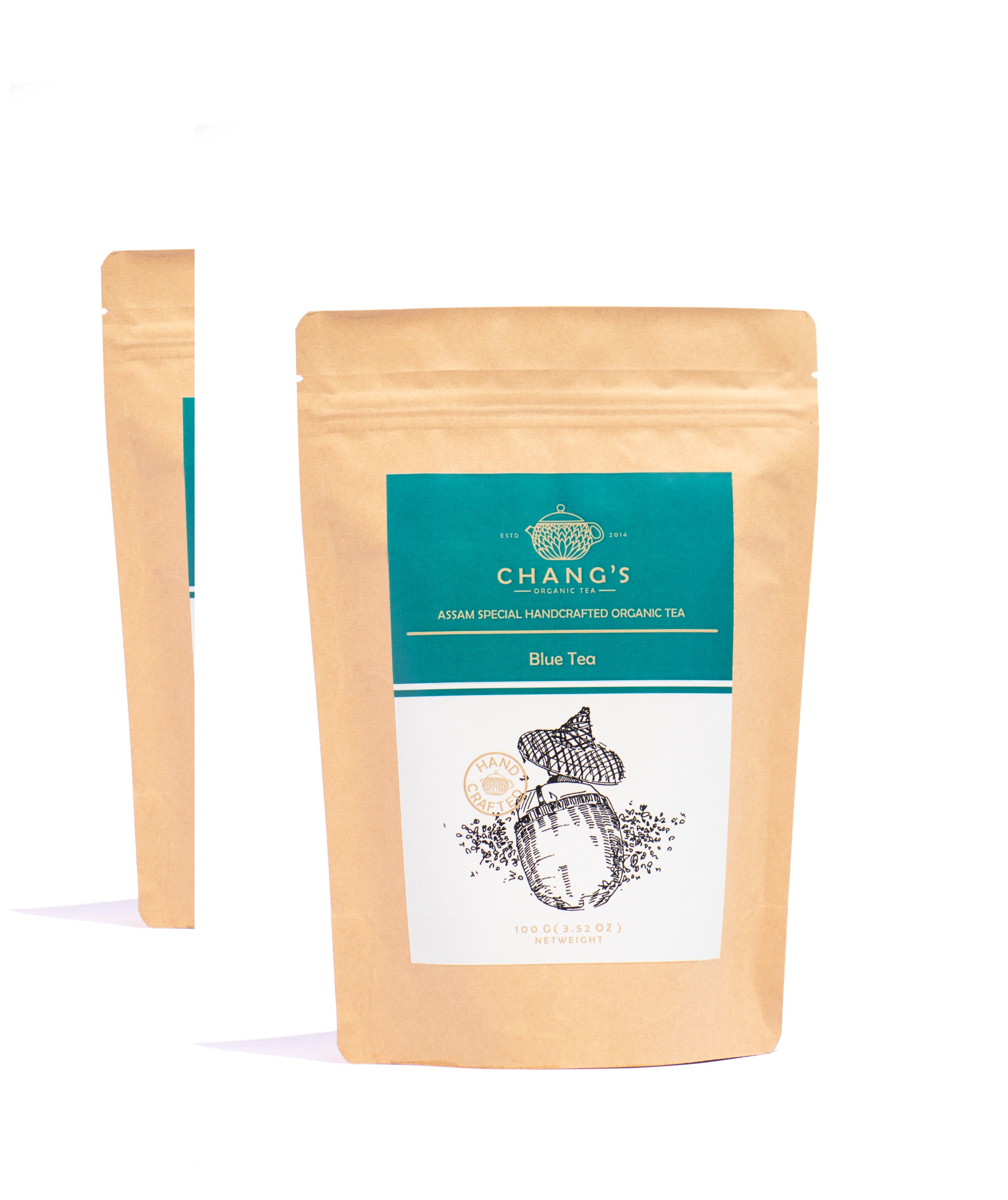 Chang's Organic Tea Blue Tea Pack of 2