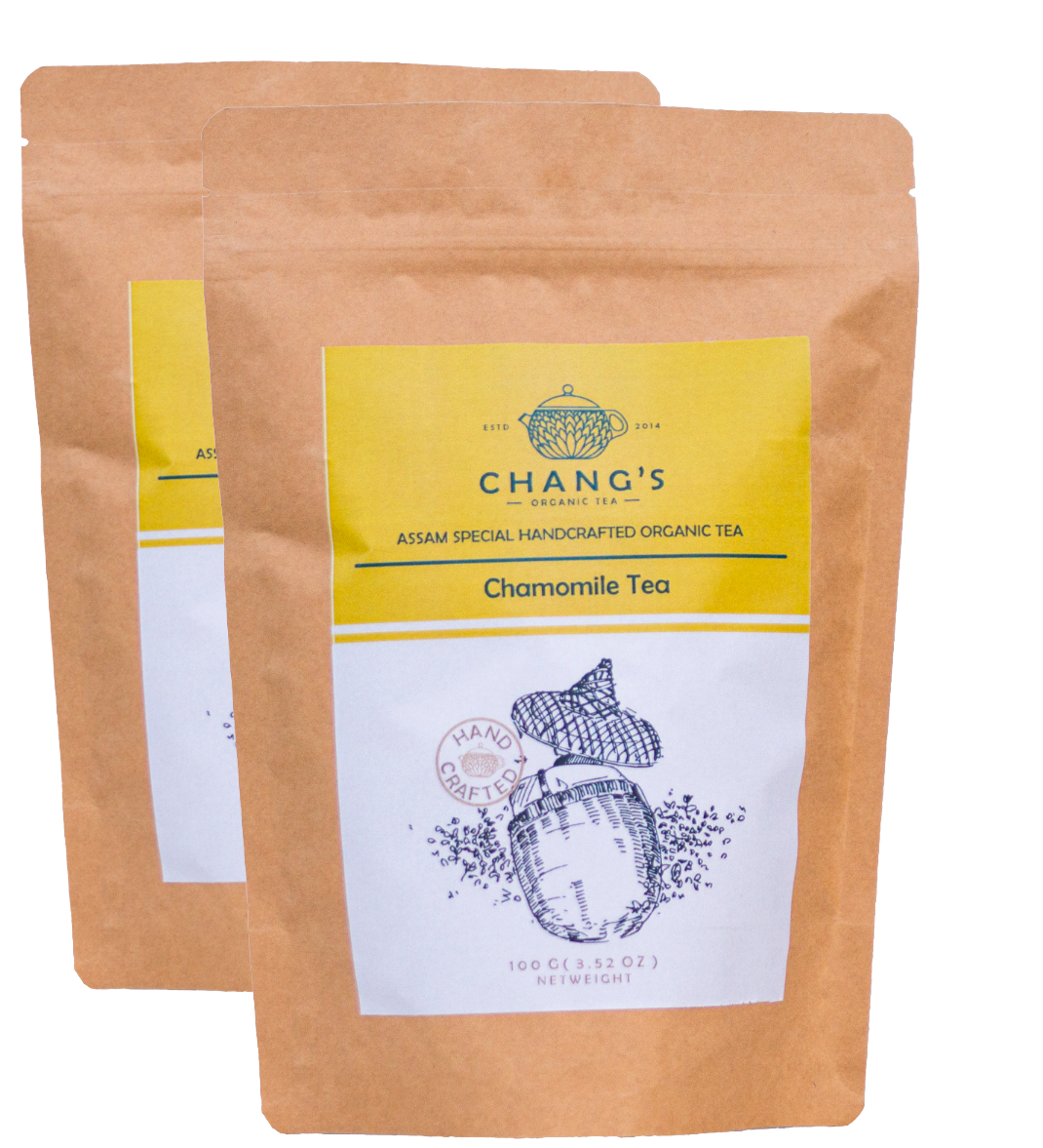 Chang's Organic Tea Chamomile Tea Pack of 2