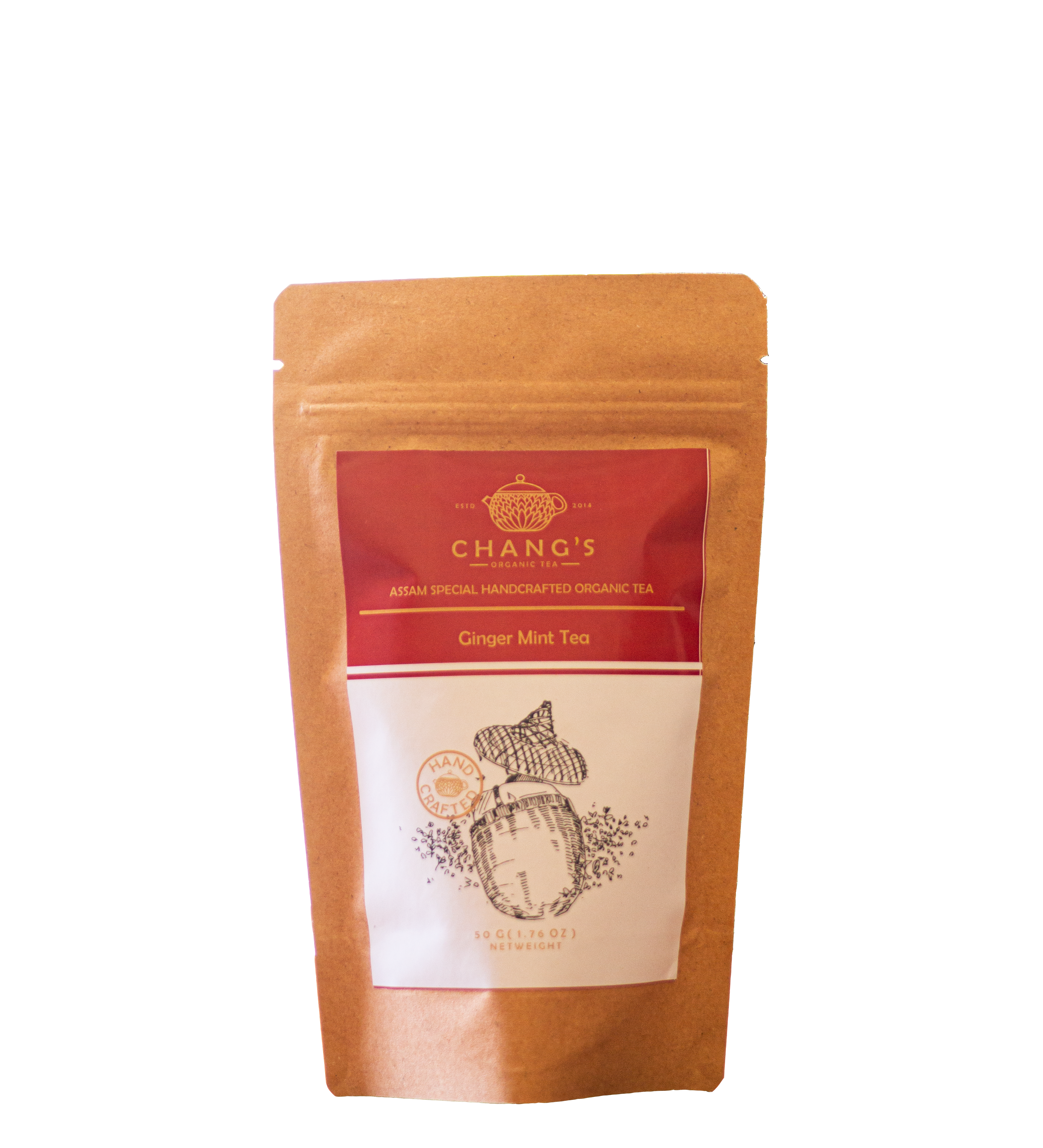 Chang's Organic Tea Ginger Mint Tea Pack