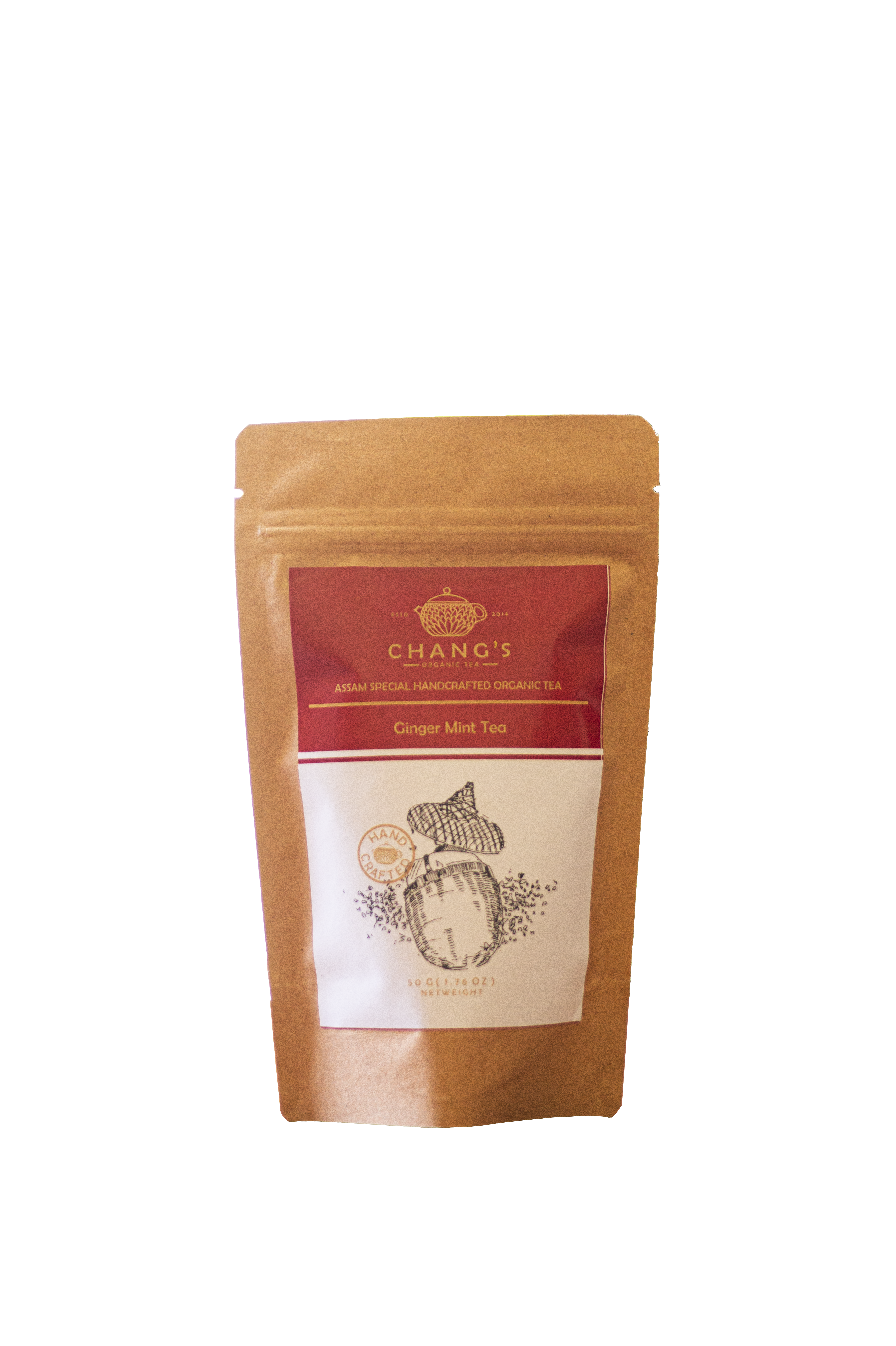 Chang's Organic Tea Ginger Mint Tea Pack