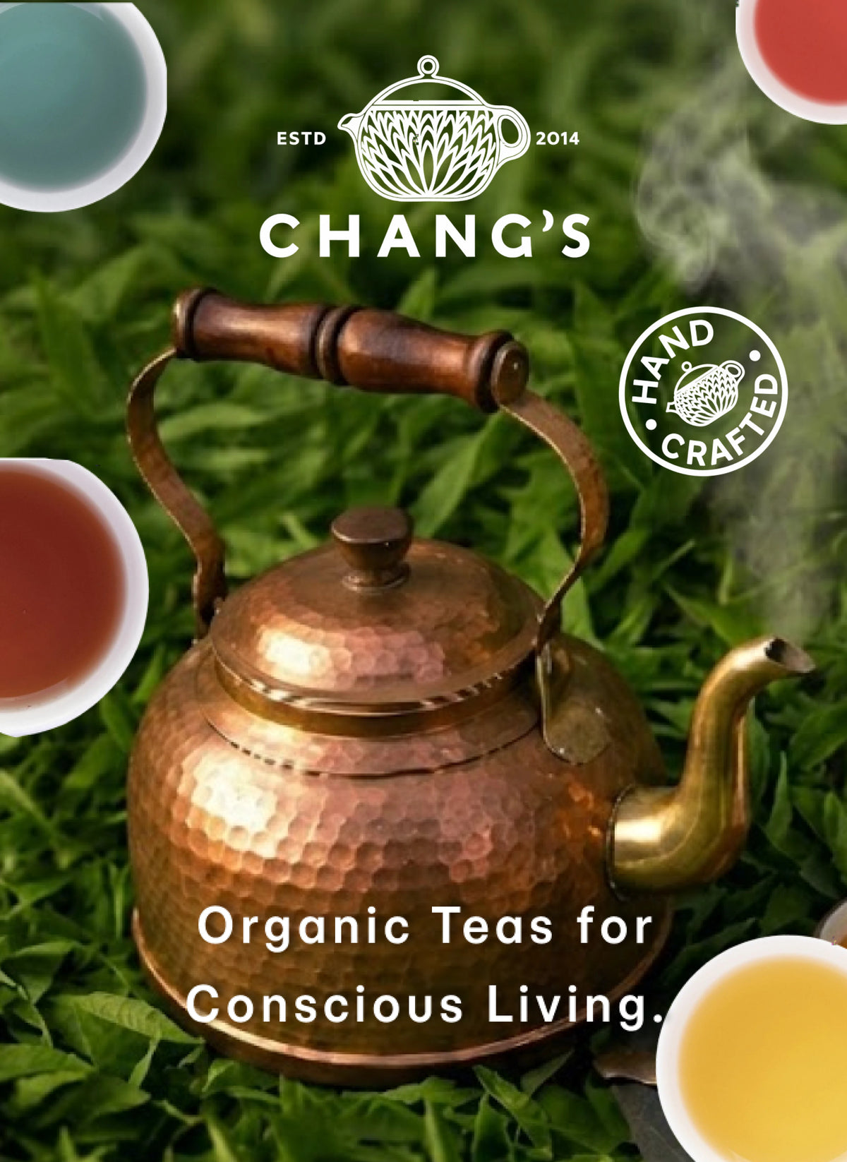 Chang's Organic Tea Mob Banner