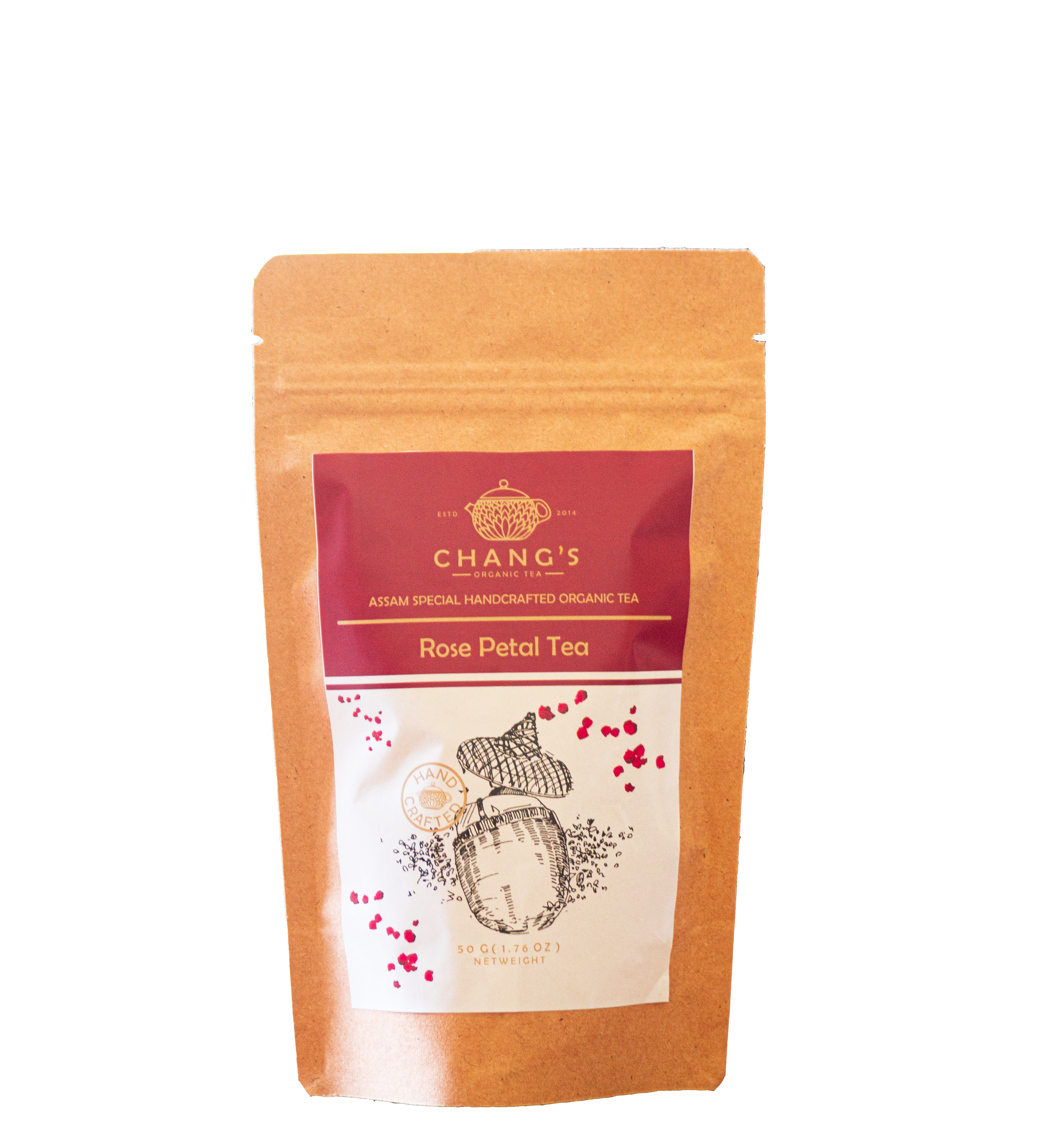 Chang's Organic Tea Rose Petal Tea Pack