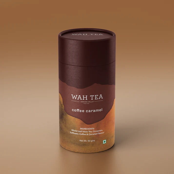 Wah Tea Coffee Caramel Black Tea – Rich, Aromatic Blend with Notes of Coffee & Toffee