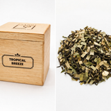 Dabri Tropical Breeze Longjing Tea with Lychee, Melon and Pandan for a Refreshing Fruity Escape
