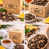Dabri Tropical Breeze Longjing Tea with Lychee, Melon and Pandan for a Refreshing Fruity Escape
