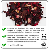 DETOX Hibiscus Roselle Tisane - A Fruity Infusion for Daily Wellness