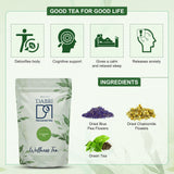 Dabri Calming Green Tea with Chamomile and Blue Pea Flowers