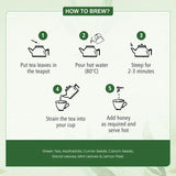 Dabri Daily Belly Green Tea with Mint and Stevia Leaves for Digestive Wellness