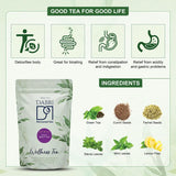 Dabri Daily Belly Green Tea with Mint and Stevia Leaves for Digestive Wellness