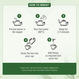 Dabri Exotic Yoga Green Tea with Tulsi, Cinnamon, Other Herbs and Spices for Gentle Detox