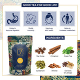 Dabri Kashmiri Kahwa Green Tea with Cinnamon and Almond - Majherdabri Tea Estate