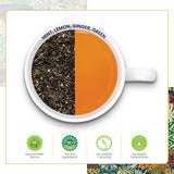 Dabri Mint Lemon Ginger Green Tea for Digestion and Metabolism Support - Majherdabri Tea Estate