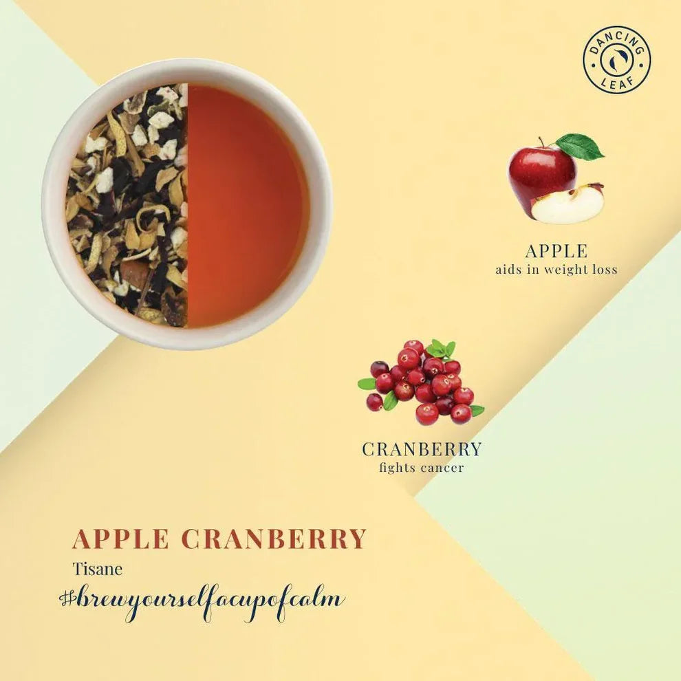 Dancing Leaf Apple Cranberry Herbal Tea
