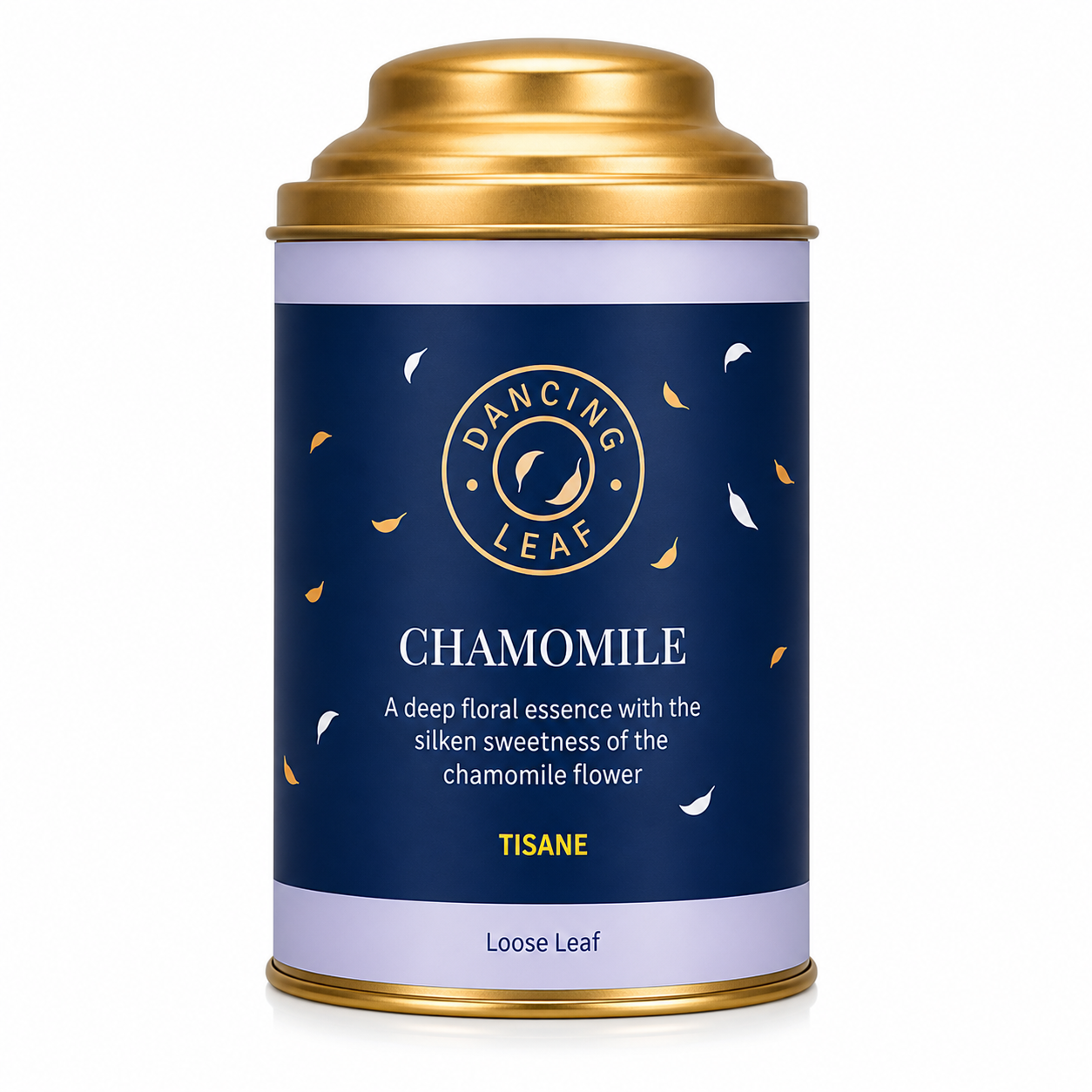 Dancing Leaf Chamomile Tea Canister