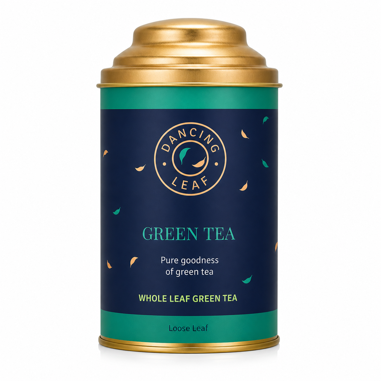 Dancing Leaf Classic Green Tea Canister