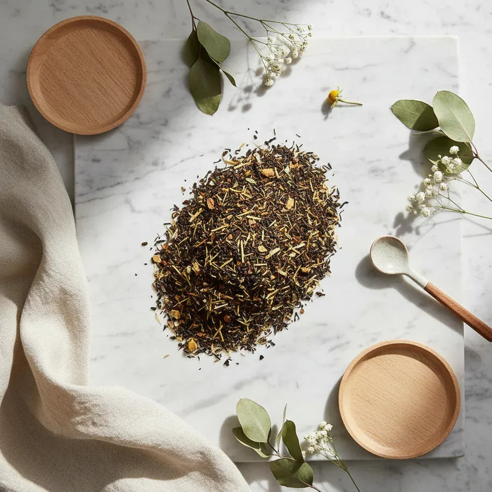 Dancing Leaf Egyptian Mint Black Tea Leaves
