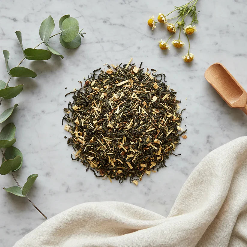 Dancing Leaf Fennel Green Tea Leaves