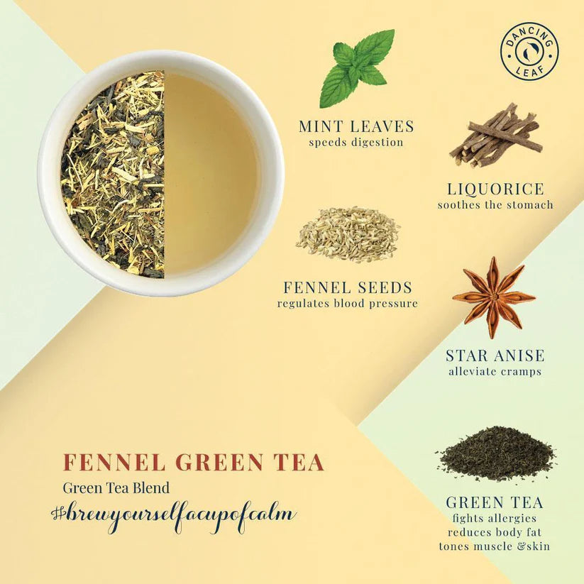 Dancing Leaf Fennel Green Tea