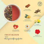 Dancing Leaf Fruit Bloom Herbal Infusion with Hibiscus, Chamomile, Strawberry and Pineapple