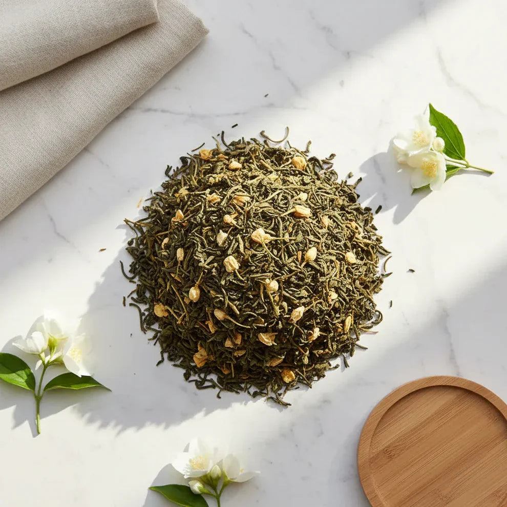 Dancing Leaf Jasmine Dried Green Tea Leaves