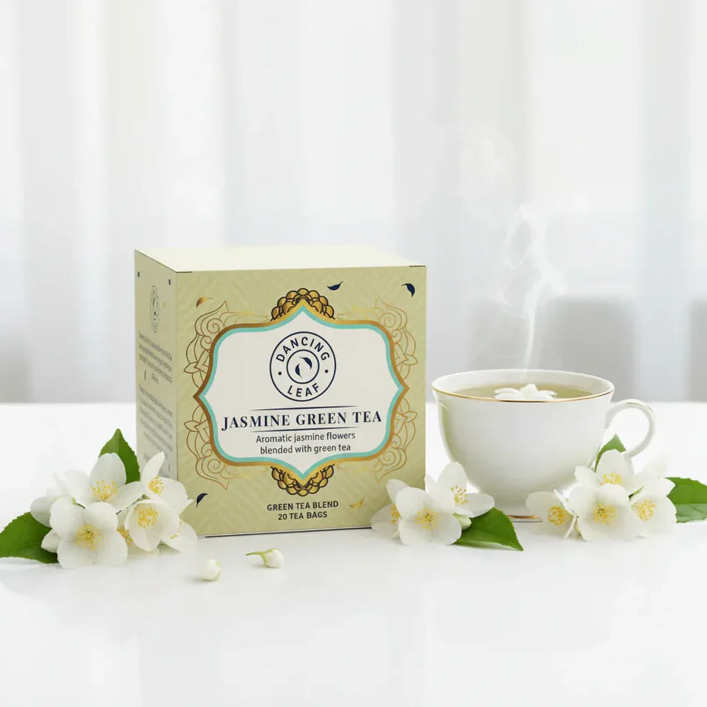 Dancing Leaf Jasmine Green Tea Box