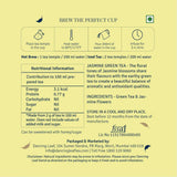 Dancing Leaf Jasmine Green Tea Brewing Instructions and Nutritional Information