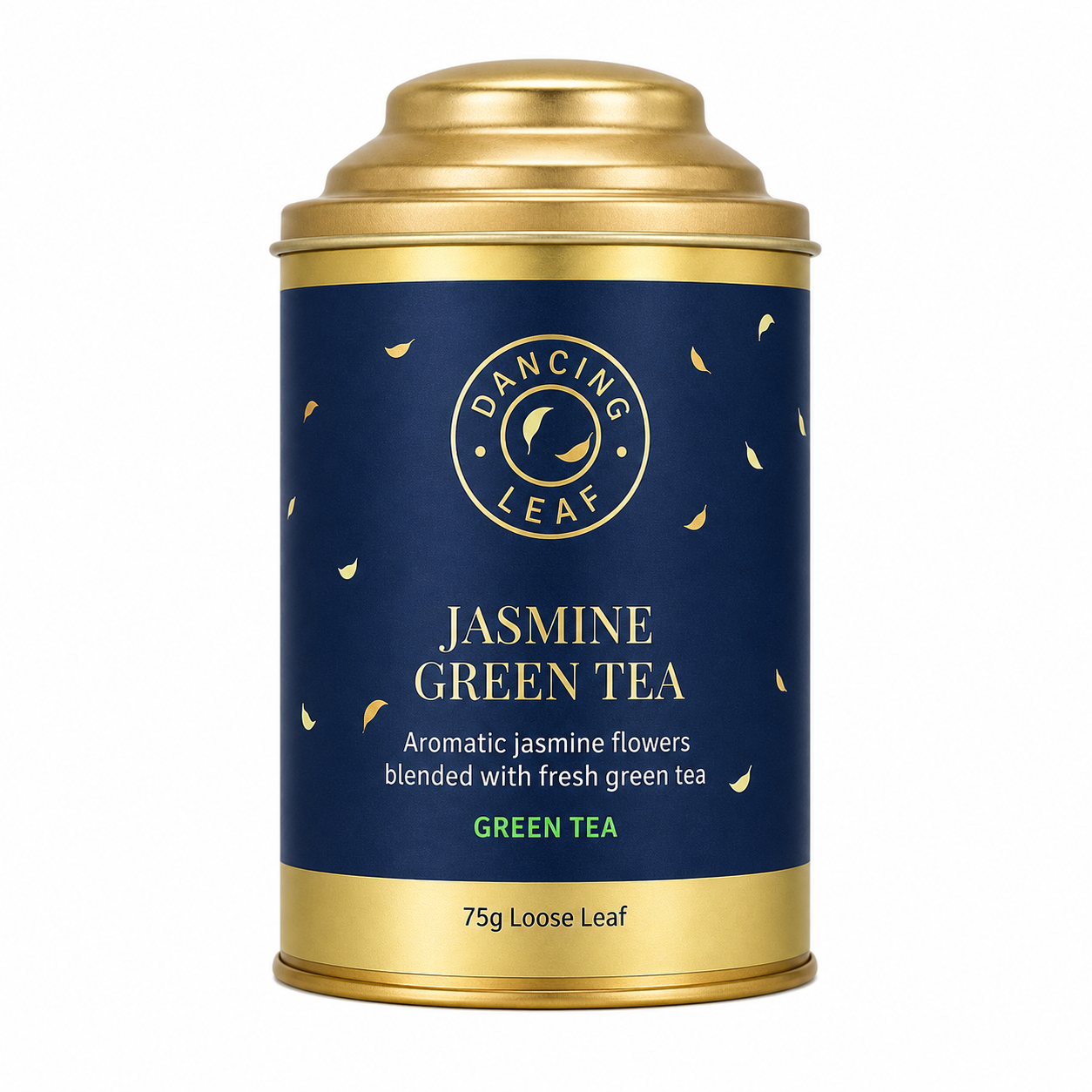 Dancing Leaf Jasmine Green Tea Canister