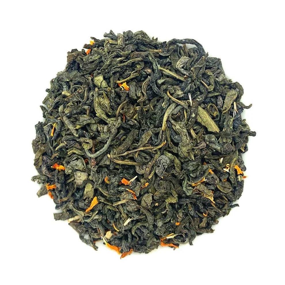 Dancing Leaf Jasmine & Mandarin Dried Green Tea Leaves