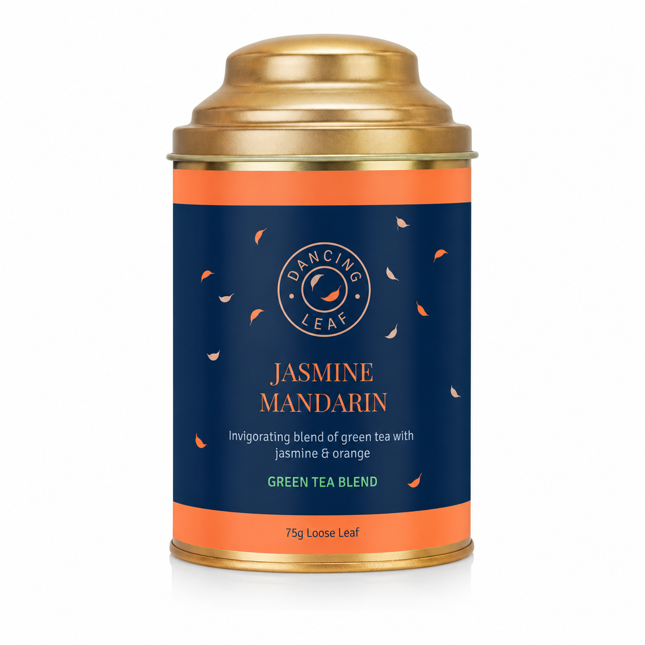 Dancing Leaf Jasmine & Mandarin Green Tea Canister