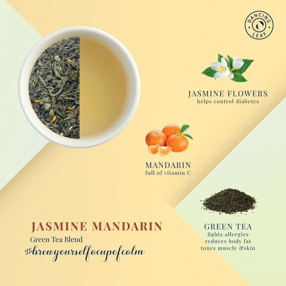 Dancing Leaf Jasmine & Mandarin Green Tea