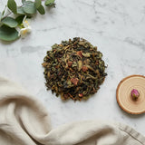 Dancing Leaf Peach & Hibiscus Dried Green Tea Leaves